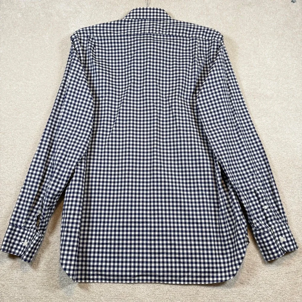 J.Crew Ludlow 120's 2-Ply XL Long Sleeve Gingham Checkered Button Down‎ Shirt